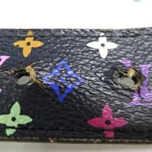 Louis Vuitton 75/30 Black Multicolor Monogram Cein